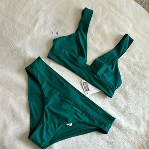 emerald green & OTHER STORIES 2 piece bikini SIZE 4